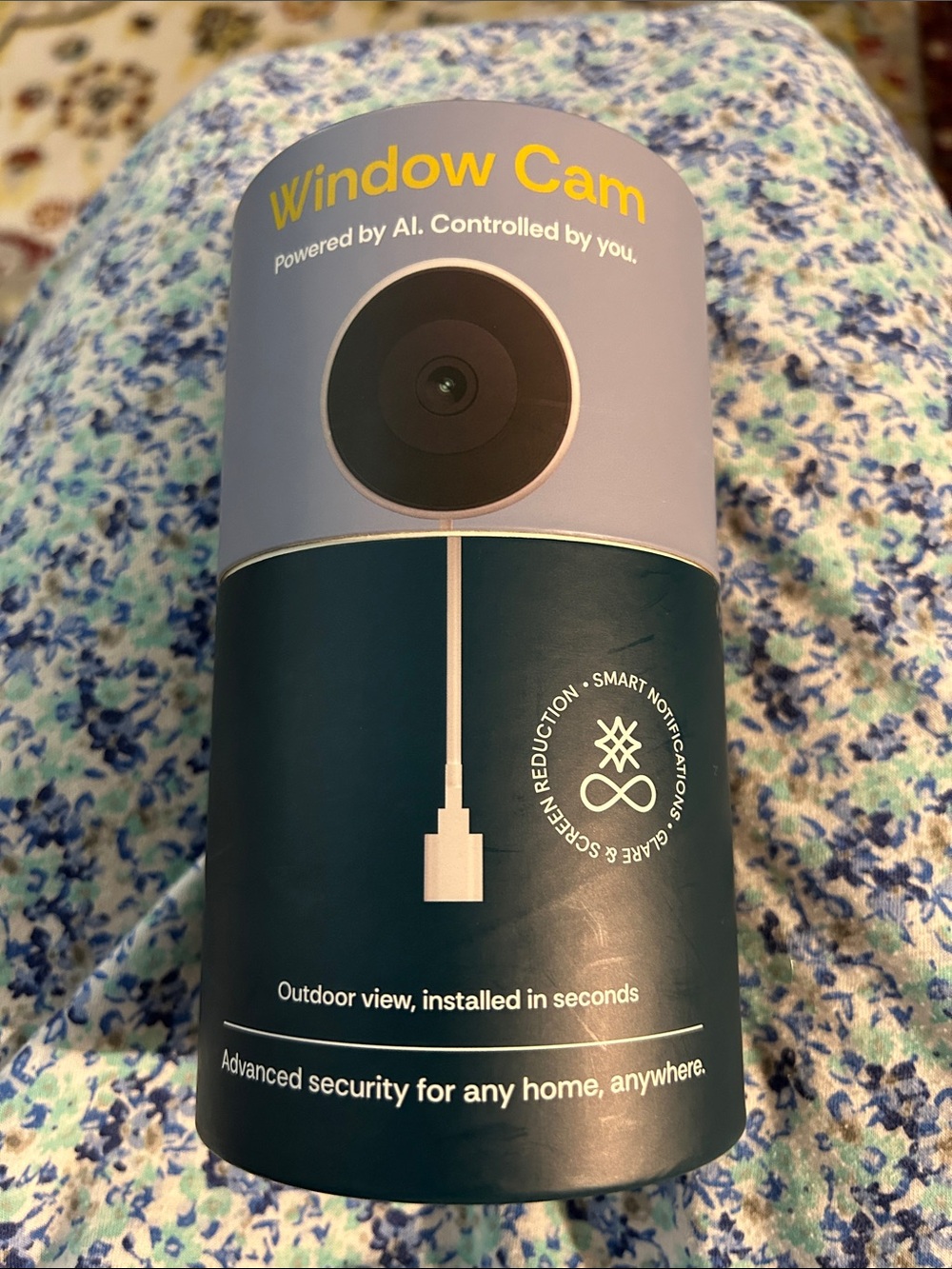 Window Cam Outdoor Security Camera - Gray